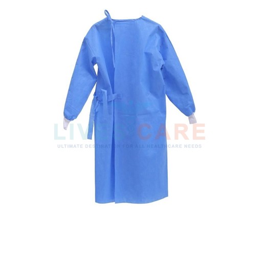 Surgical Gown with side tying Belt
