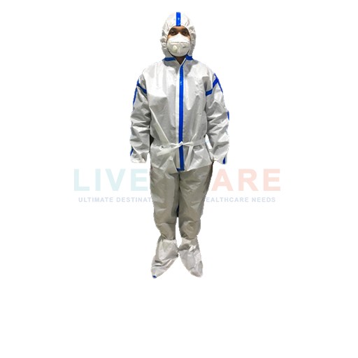 Coverall Suit with Separate Shoe Cover & Taping