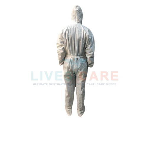 Protective Coverall with Hood and Shoe Cover