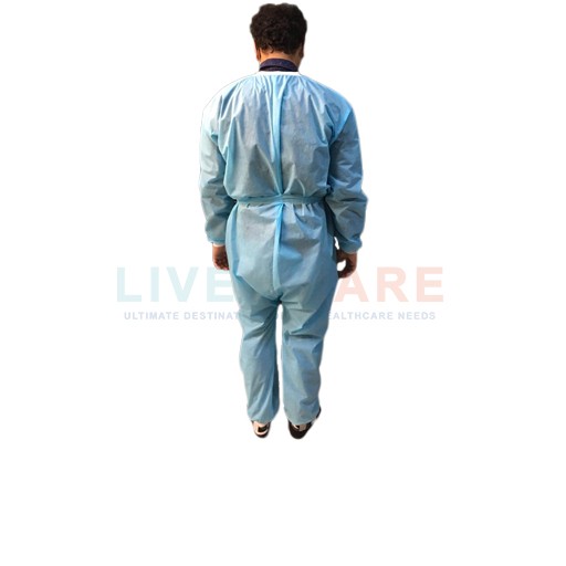 Protective Coverall Suit without Hood and Shoe Cover